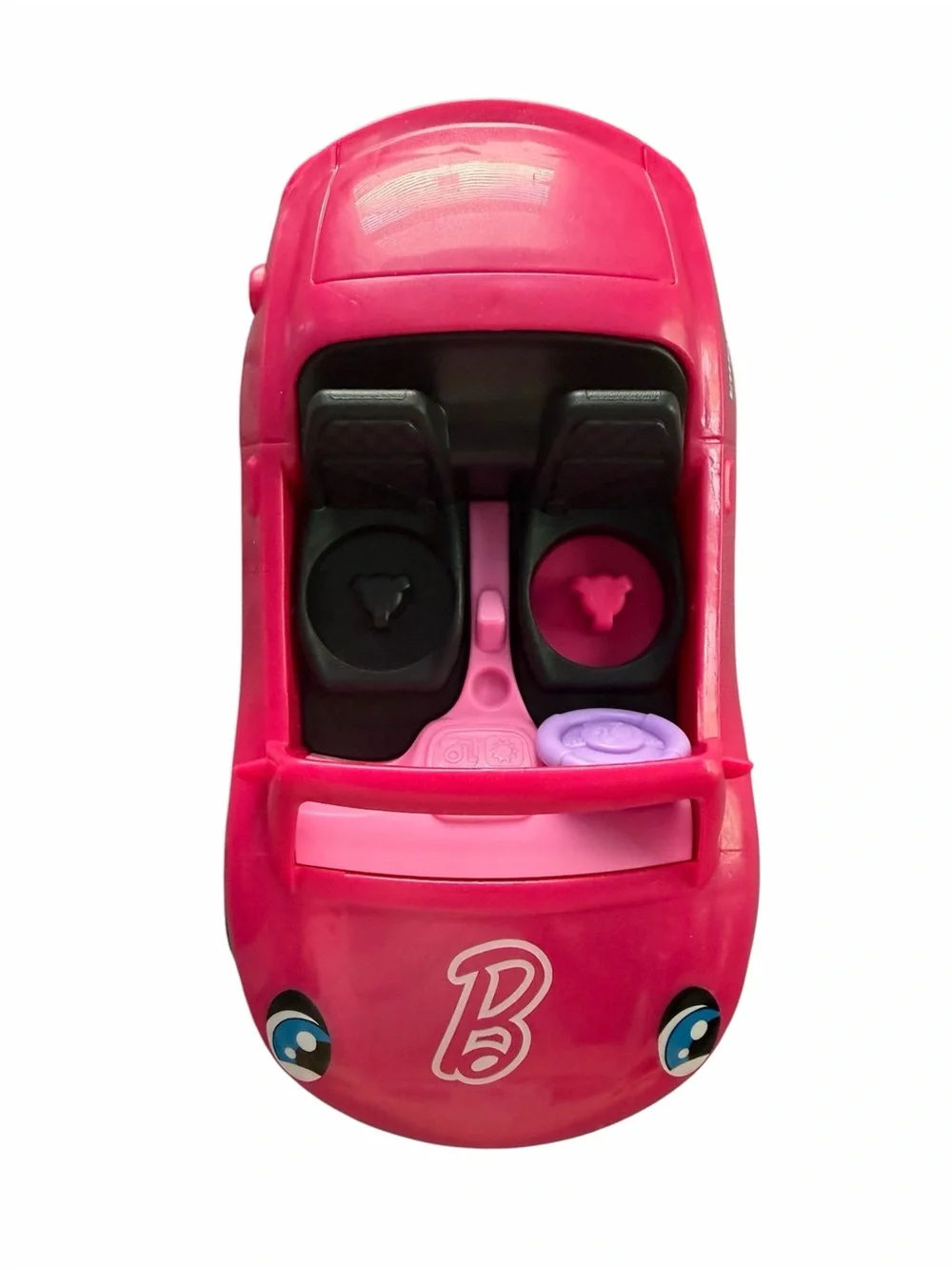 Fisher-Price Little People Barbie Pink Convertible Car Playset Toys w/ 2 Figures